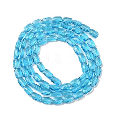 Transparent Glass Beads Strands GLAA-Z018-C23-1