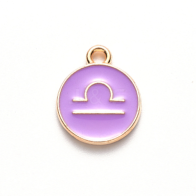 Alloy Enamel Pendants LS-ENAM-S124-01A-01K-1