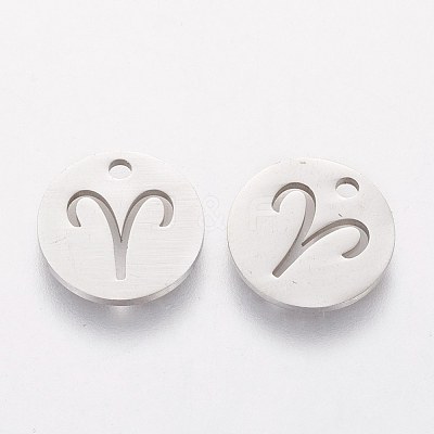 Non-Tarnish 304 Stainless Steel Charms STAS-Q201-T095-1-1