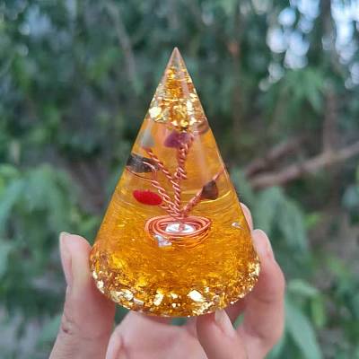 Orgonite Pyramid Resin Energy Generators PW-WG906B0-02-1