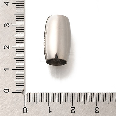 304 Stainless Steel European Beads STAS-G350-01C-P-1