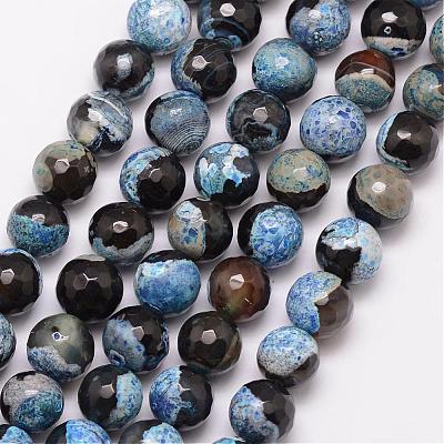 Natural Fire Crackle Agate Bead Strands G-K166-06F-10mm-05-1