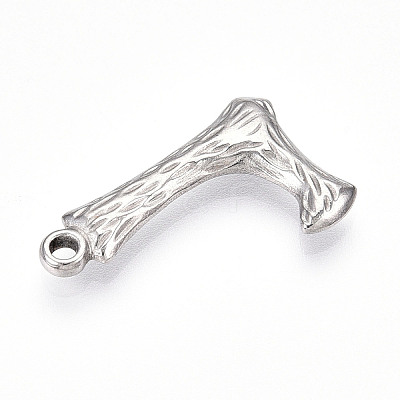 304 Stainless Steel Pendants STAS-N117-01P-L-1