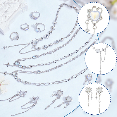 Jewelry Sets SJEW-BM0001-01-1