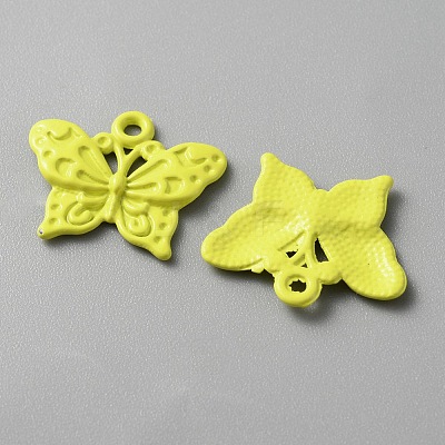 Baking Paint Alloy Pendants FIND-TAC0011-82H-1