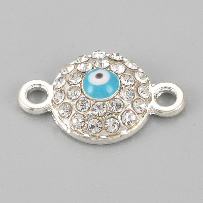 Alloy Rhinestone Links connectors ALRI-S170-25S-1