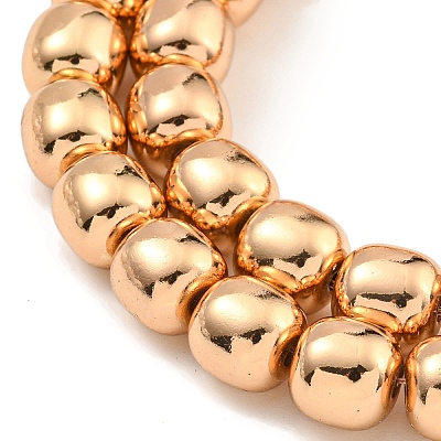 Electroplated Synthetic Non-magnetic Hematite Beads Strands G-C136-C01-01-1