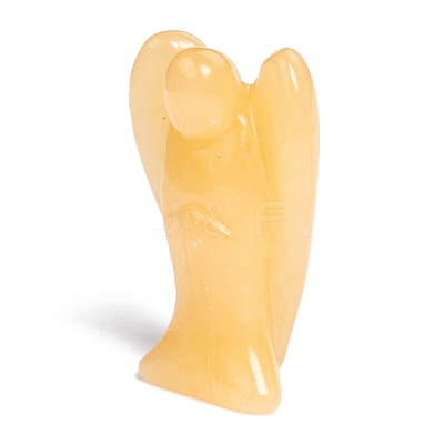 Natural Yellow Jade Display Decorations G-P449-A01-1