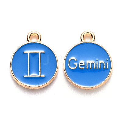 Alloy Enamel Pendants ENAM-S124-01A-02I-1