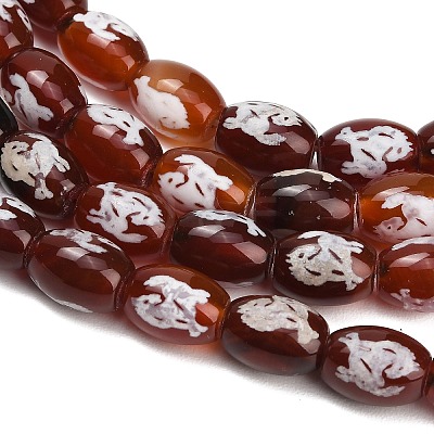 Natural Agate Beads Strands GG-CBA4812-A03-10x14MM-1