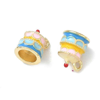 Alloy Enamel Pendants FIND-G108-02C-G-1