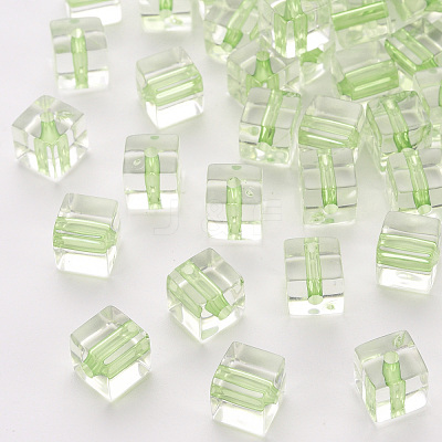 Transparent Acrylic Beads TACR-S154-12A-83-1