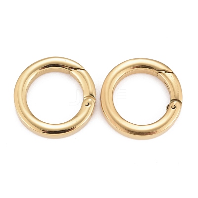 304 Stainless Steel Spring Gate Rings STAS-D070-01G-1