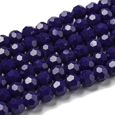 Opaque Glass Beads Stands EGLA-A035-P6mm-D09-1