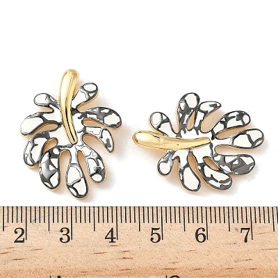 Brass Enamel Pendants KK-G536-19G-1
