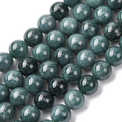 Natural Blue Jade Beads Strands G-H341-10mm-02-1