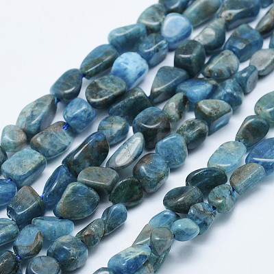 Natural Apatite Beads Strands LS-G-K203-13-1