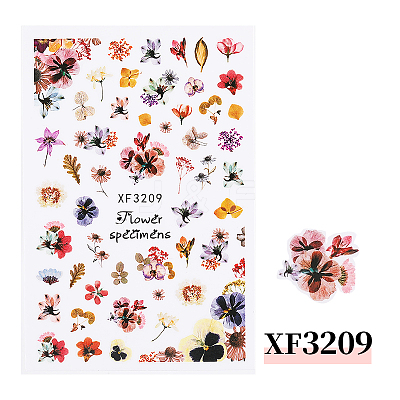 Retro Style Nail Decals Stickers MRMJ-T007-31F-1