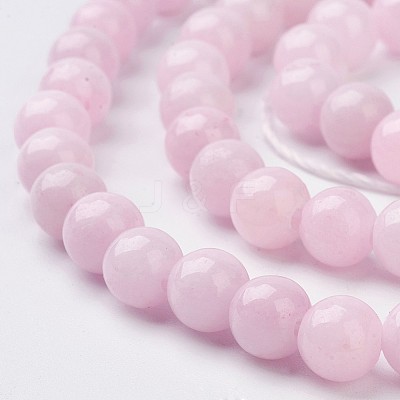 Natural Mashan Jade Round Beads Strands G-D263-6mm-XS23-1