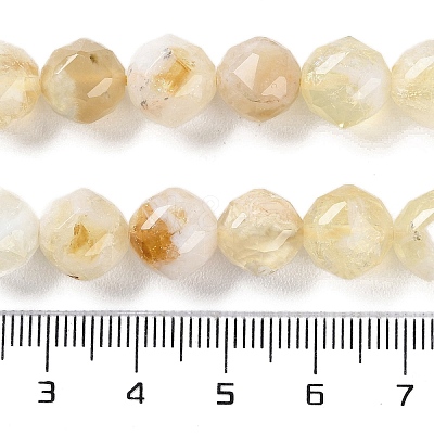 Heated Natural Citrine Beads Strands G-NH0021-A16-02-1