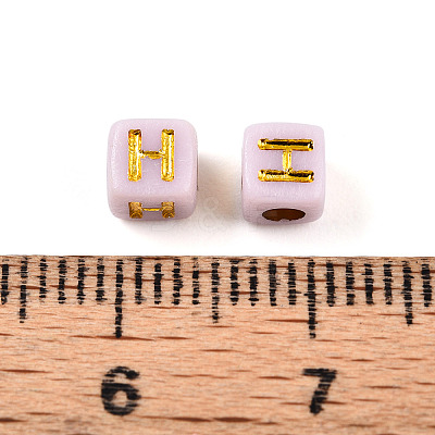 Plating Acrylic Beads OACR-N140-01H-H-1