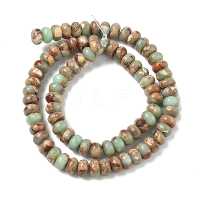 Natural Aqua Terra Jasper Beads Strands G-S366-013C-1