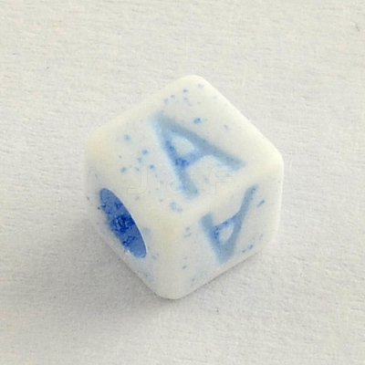 Colorful Craft Style Acrylic Beads MACR-Q153-M001-1