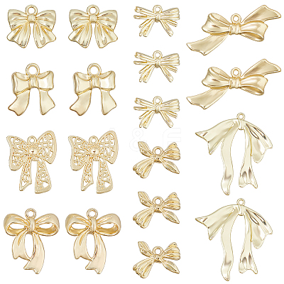 32Pcs 8 Styles Alloy Pendants FIND-HS0001-94-1