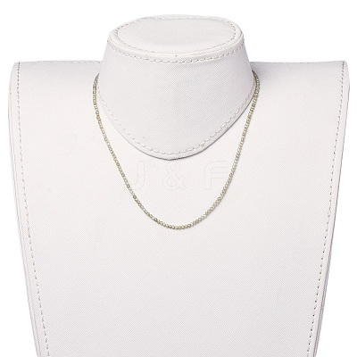 Cubic Zirconia Beaded Necklaces NJEW-JN02618-02-1