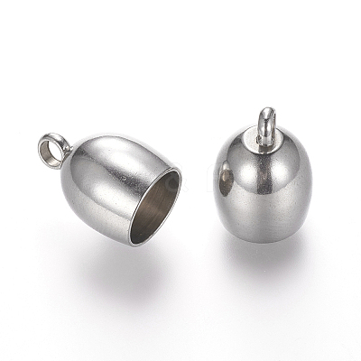 Tarnish Resistant 304 Stainless Steel Cord Ends STAS-E136-62-1
