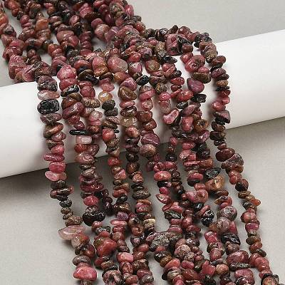 Natural Rhodonite Beads Strands G-F328-23-1