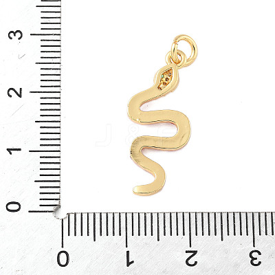 Brass Micro Pave Cubic Zirconia Enamel Pendants KK-D354-02G-A-1