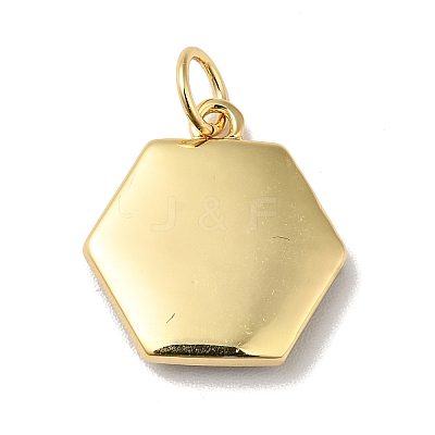 Rack Plating Brass Enamel Pendants X-KK-H431-10G-1