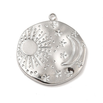 Non-Tarnish 304 Stainless Steel Pendants STAS-A066-02P-1
