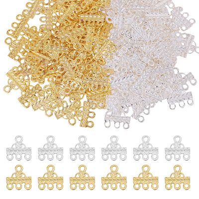 120Pcs 2 Colors Alloy Chandelier Component Links DIY-GO0003-53-1