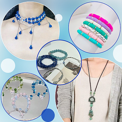 DIY Round & Disc/Flat Round Beads Kits DIY-PH0030-85B-1