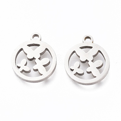 Non-Tarnish 201 Stainless Steel Charms STAS-A047-15P-1