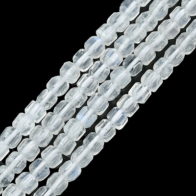 Natural Rainbow Moonstone Beads Strands G-F748-Z01-01-1