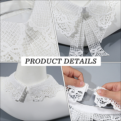 Polyester Women's False Collar DIY-WH20048-074F-1