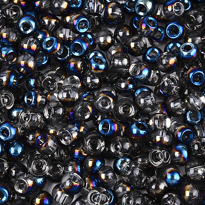 6/0 Half Plated Glass Beads SEED-N008-04C-1