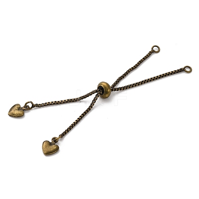 Brass Box Chain Bracelet Makings KK-C071-14AB-1