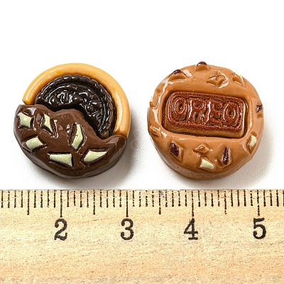 Opaque Resin Imitation Food Decoden Cabochons X-CRES-H002-01B-1