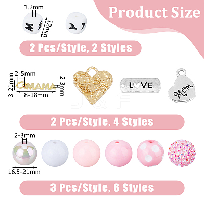 DIY Mother's Day Jewelry Finding Kit DIY-DC0002-34-1