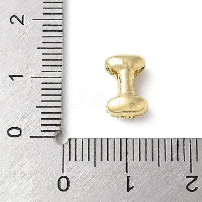 Brass Micro Pave Cubic Zirconia Beads X-KK-P290-61G-I-1