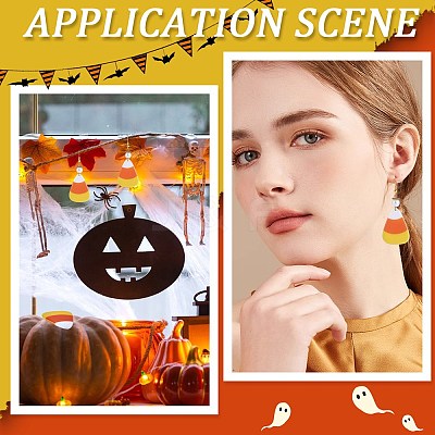 20Pcs Halloween Acrylic Pendants SACR-SC0001-32-1