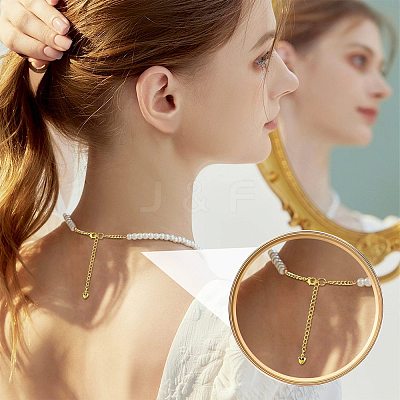 18Pcs 9 Styles Brass Chain Extender KK-FS0002-09-1