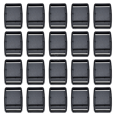 20Pcs Plastic Quick Contoured Side Release Buckle KY-NB0001-45-1