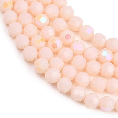 Imitation Jade Glass Beads Strands EGLA-A035-J6mm-L08-1-1