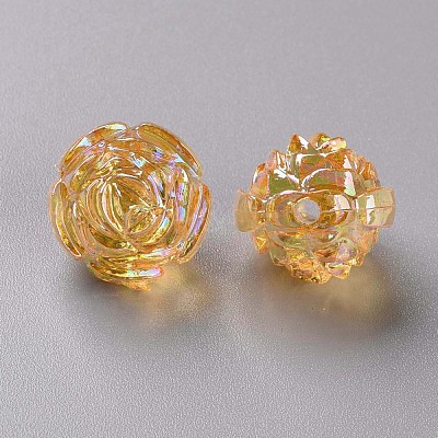 Transparent Acrylic Beads TACR-S154-31C-919-1