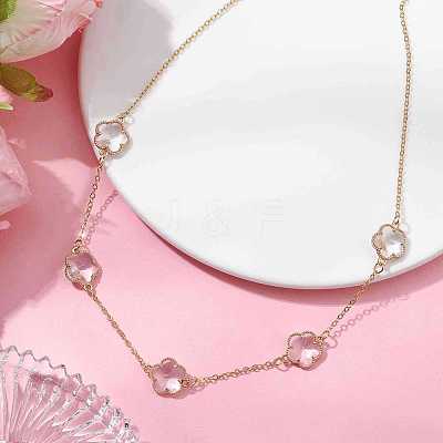 Brass Cable Chains Necklace NJEW-JN04699-1